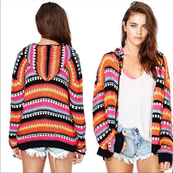 Unif Dweller Knit Crochet Cardigan 